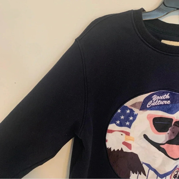 Campaign Beyond Closet Patriotic Baseball Sweatshirt Korean Brand Size Medium - Picture 2 of 11